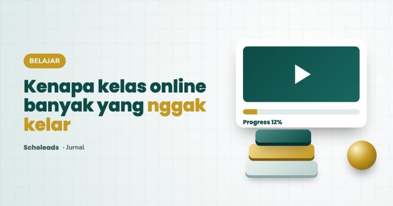Kenapa kelas online banyak yang nggak kelar